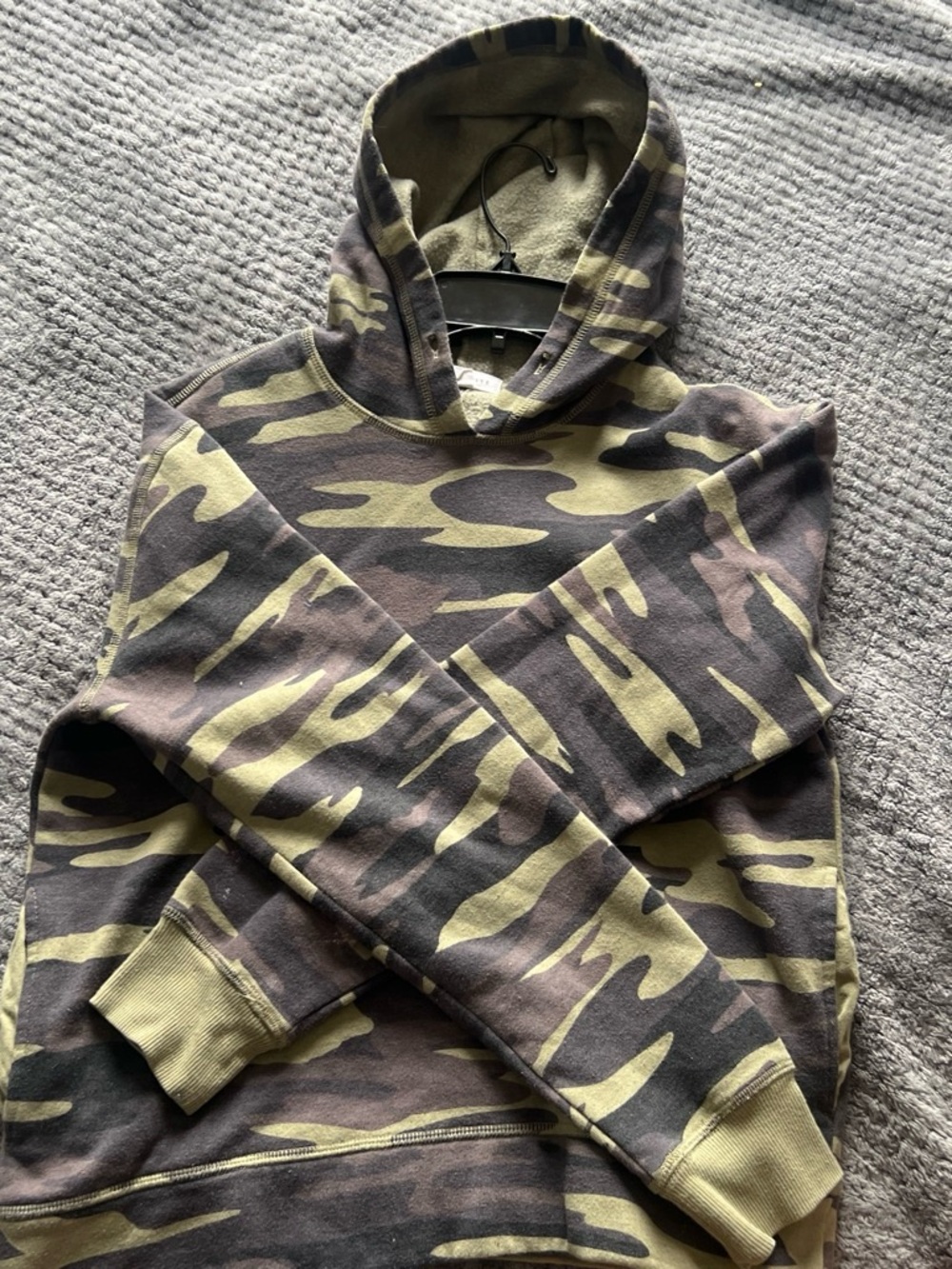 Socialite Kids Olive & Brown Camo Hoodie